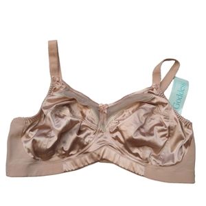 Goddess Keira Wireless Bra in Fawn. NWT. Size 38DDD